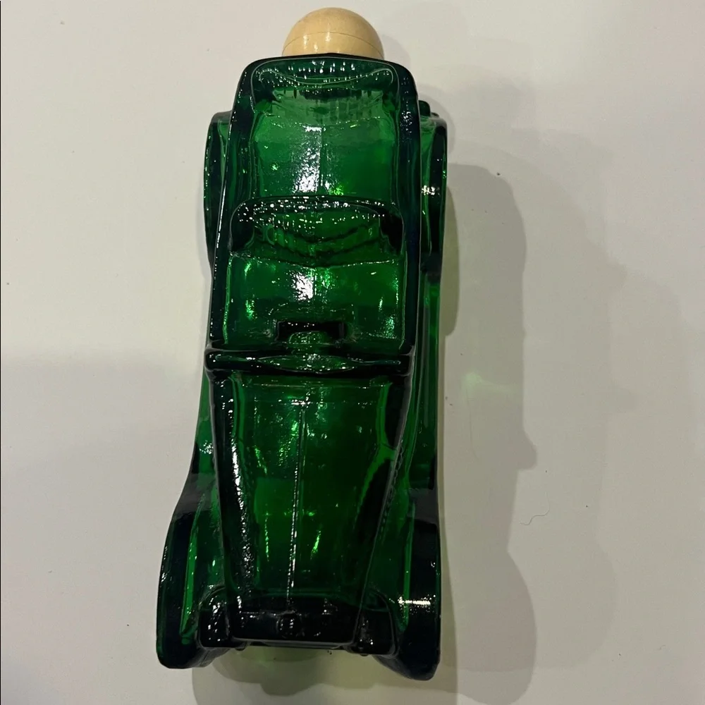 4 Avon Colored Glass After Shave Bottles Decanter Cars